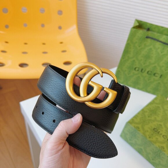 Women’s Black Gucci Marmont Belt - Picture 1 of 6